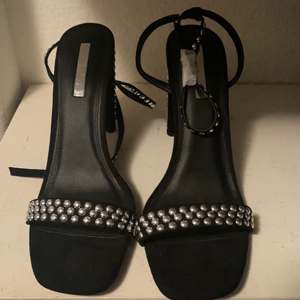 Beautiful Black studded Heels: Never worn